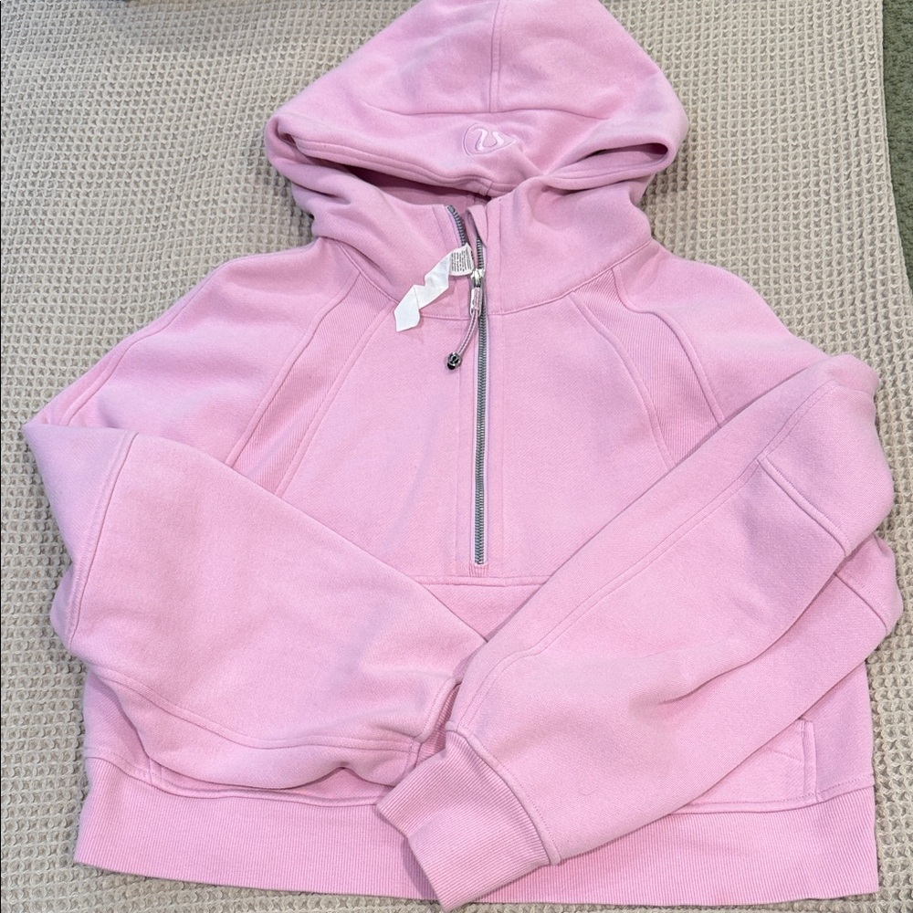 lululemon Scuba Oversized Half-Zip Hoodie Vitapink Size XS/S